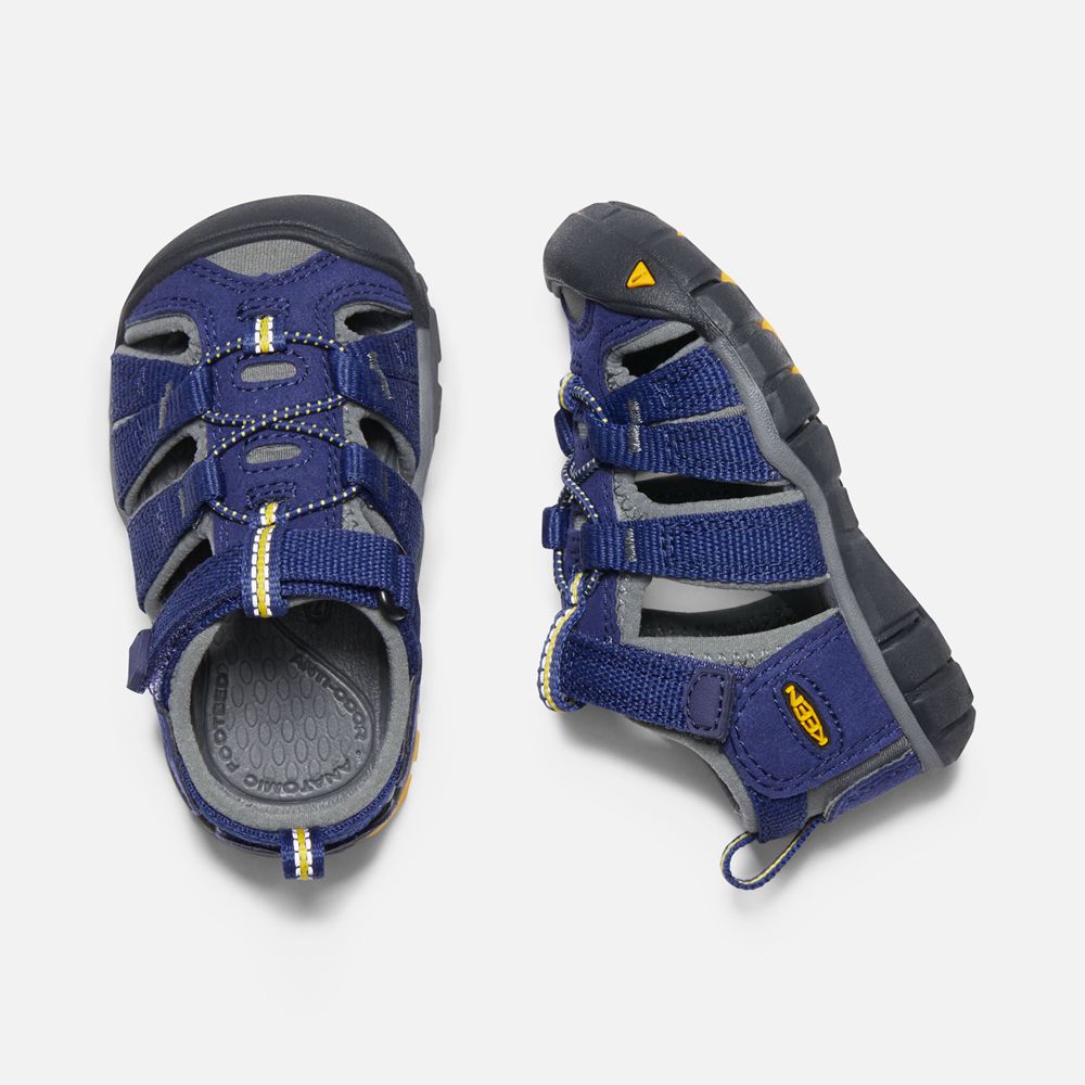 Keen Sandalet Çocuk Mavi/Gri - Seacamp Ii Cnx - Türkiye JVIS70965